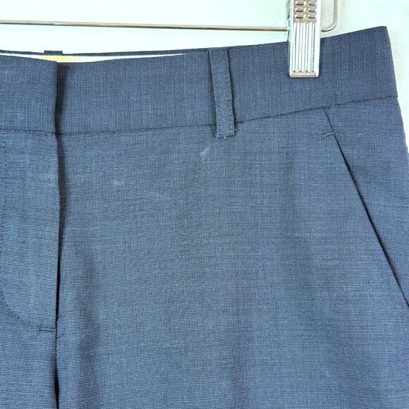 Theory Emery Wool Career Office Flared Bootcut Trouser Pants Womens 2 Blue - Picture 3 of 9